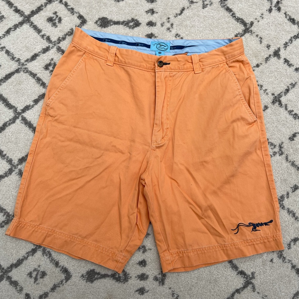 True Flies Casual Flat Front Shorts
